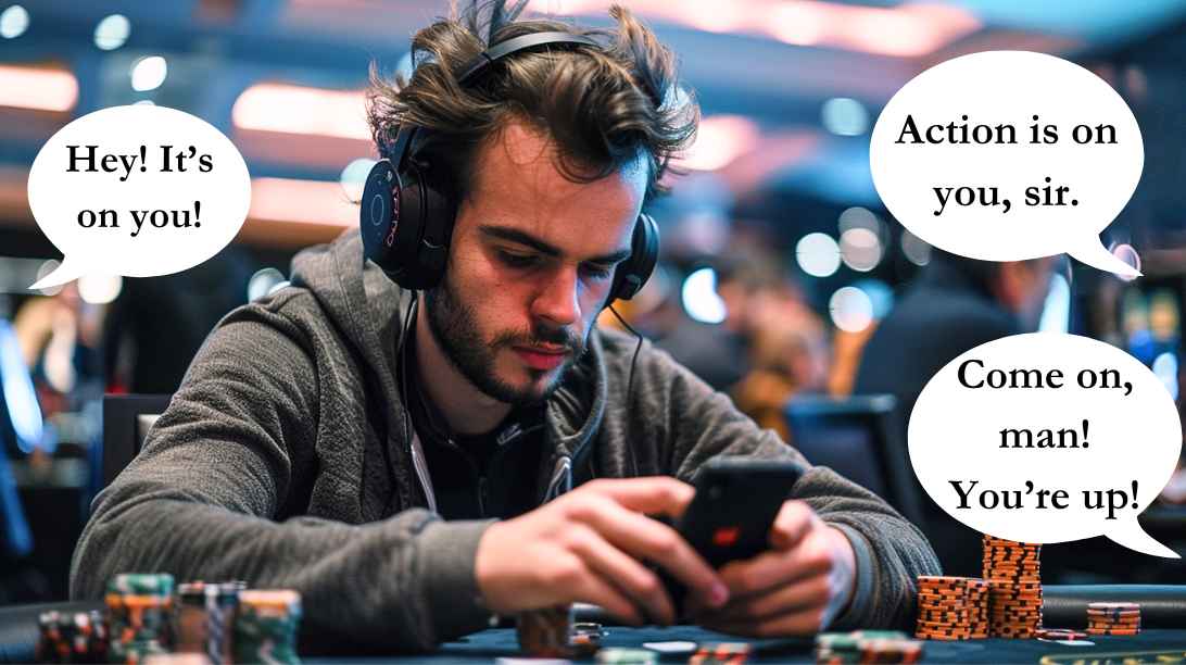 PXF Distracted Poker Player